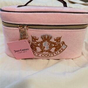 Juicy Couture Pink Velvet Cosmetic Case